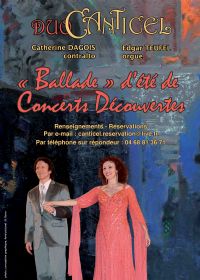 Canticel en « Ballade » d'été de  Concerts-Découvertes   en Catalogne. Du 7 août au 12 septembre 2014 à Perpignan. Pyrenees-Orientales.  17H00